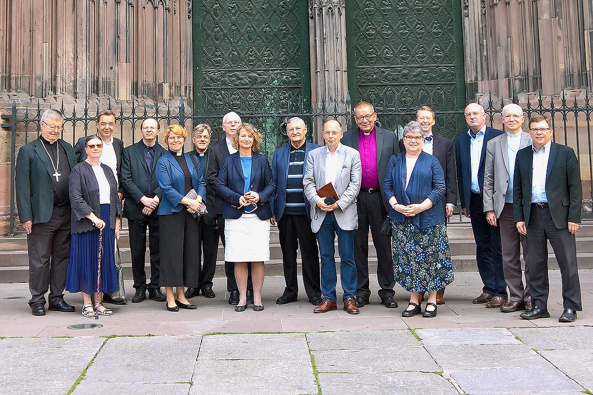 Members of the Lutheran-Roman Catholic Commission on Unity at the final meeting of their Fifth Phase in Strasbourg in 2018